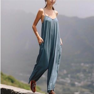 Fighting Eel Ava Sky Steel Blue Jumpsuit XS